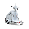 Mobile Solar Light Tower Surveillance Trailer with Optional Brand Diesel Engine Generator