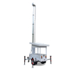 Portable Outdoor Solar Power Surveillance Trailer with CCTV Camera
