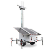 Mobile Solar Light Tower Surveillance Trailer with Optional Brand Diesel Engine Generator