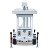 Portable Outdoor Solar Power Surveillance Trailer with CCTV Camera