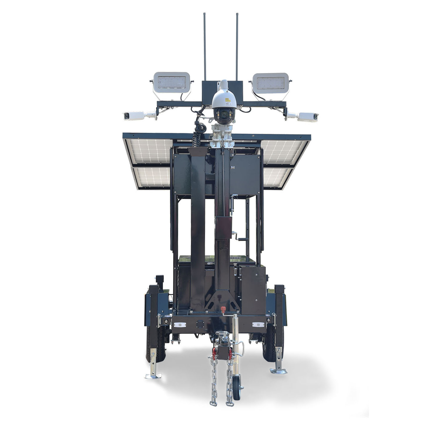 UST-600 Electric 360 Degree Rotation Control of LED Lights for Solar Surveillance Trailer Light Tower 