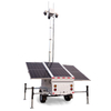 Mobile Solar security Camera Trailer Surveillance Trailer with Optional CCTV and PTZ Camera