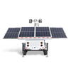 Portable Solar Energy System Solar Supports Surveillance Trailer Outdoor Use