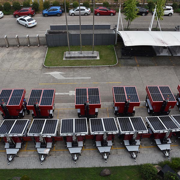 Solar lighting tower approved by government