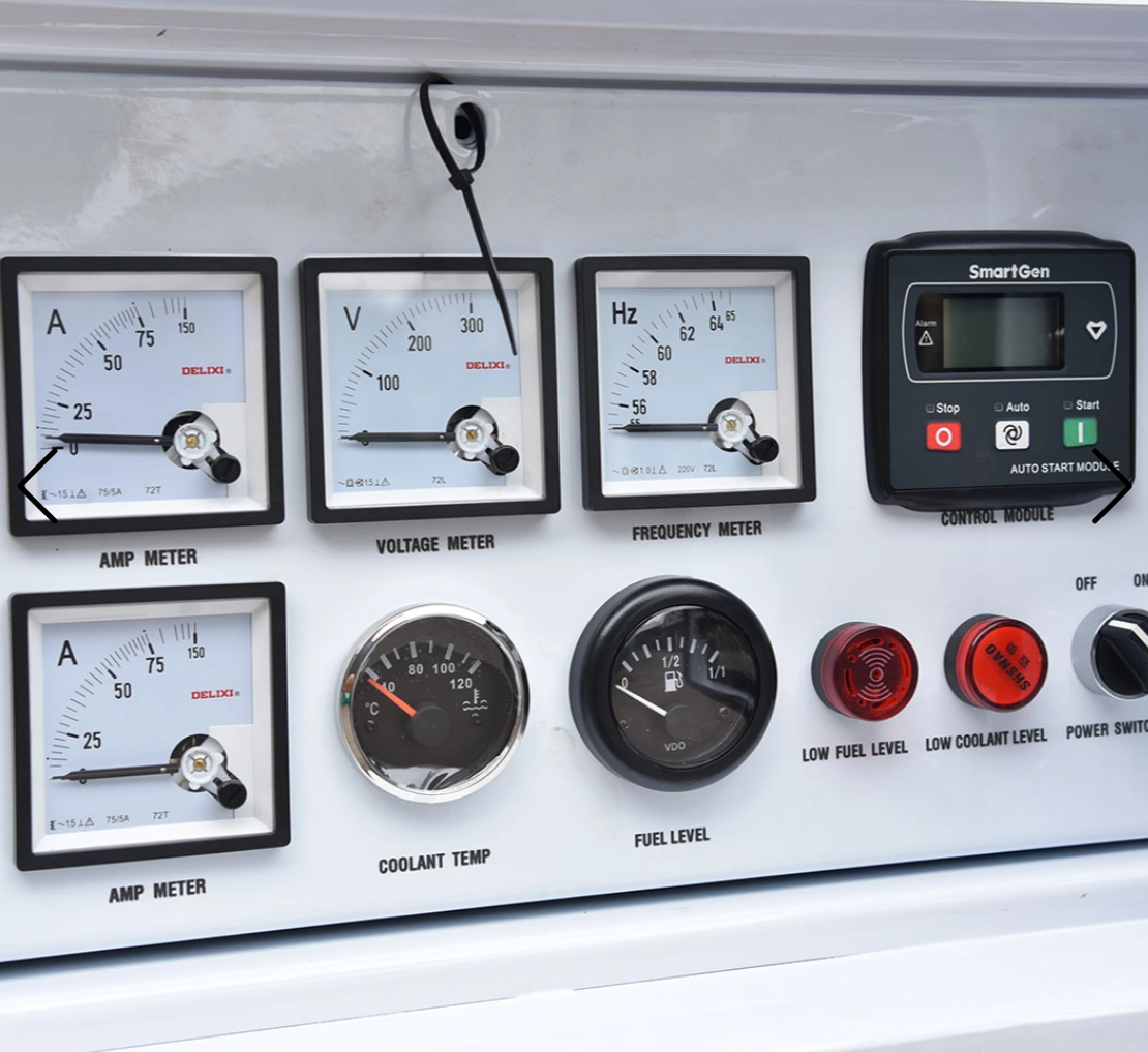 Diesel Generator operation panel