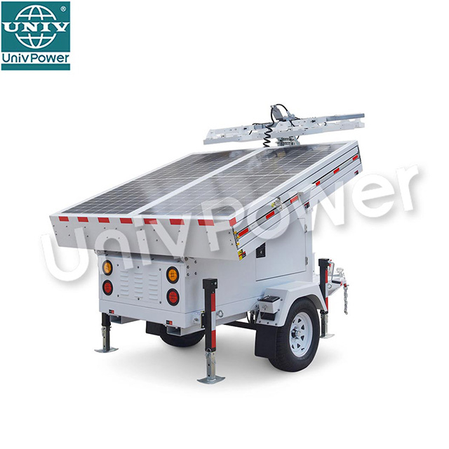 UST-1800 Mobile Trailer NEW Green Energy Solar Powered Portable Light Tower